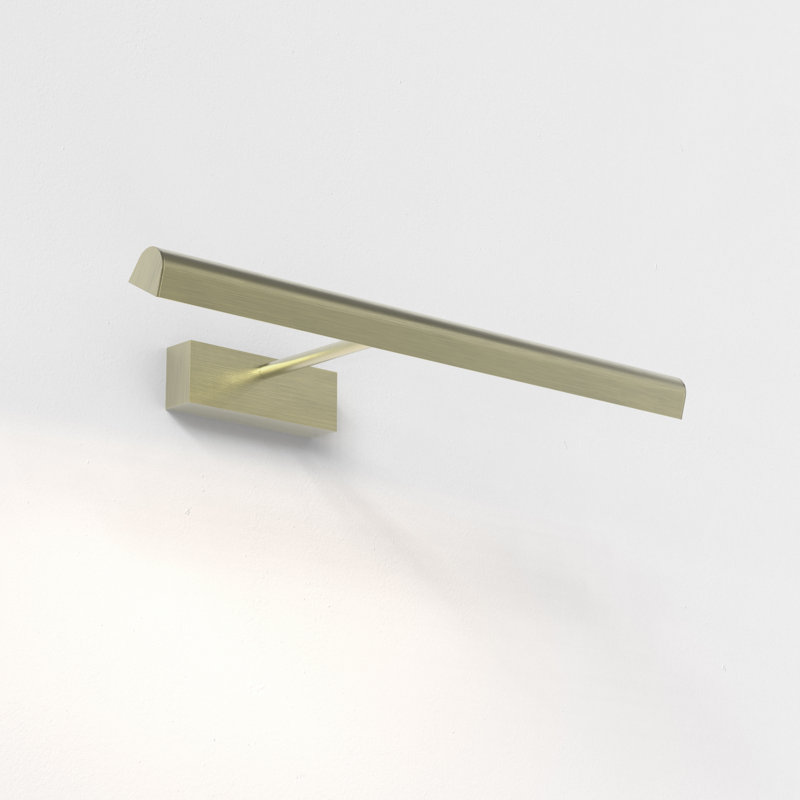Renoir, Matt Brushed Brass, 2.36" H x 20.47" W x 9.65" D, 612 Lumens