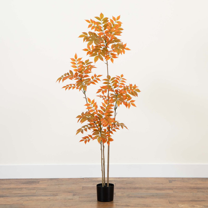 5 pi Arbre d'automne artificiel Sumac
