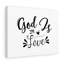 God Is Love - Wrapped Canvas Print-1111302893