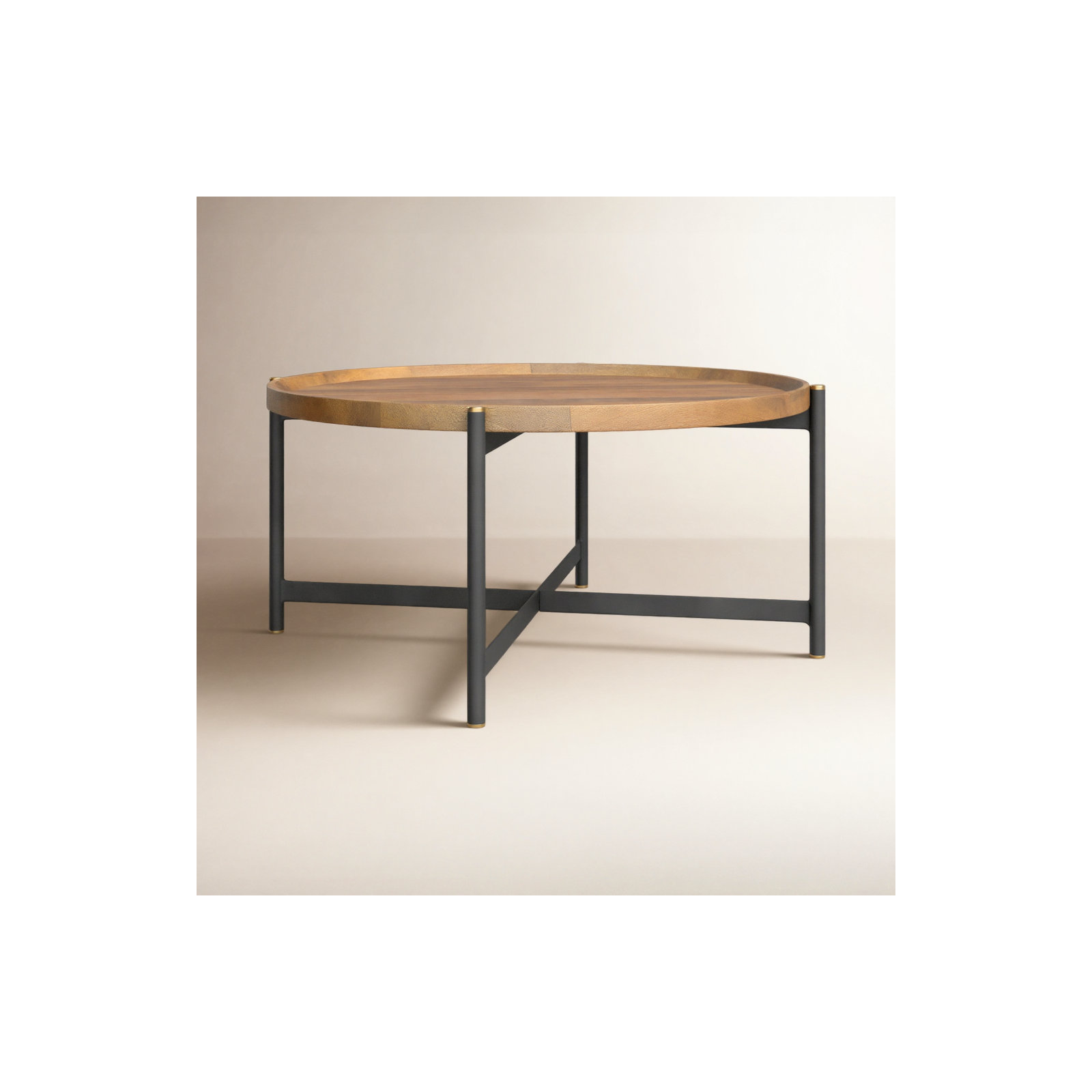 Molise Solid Wood Single Coffee Table, 19" H x 42.25" L x 42.25" W