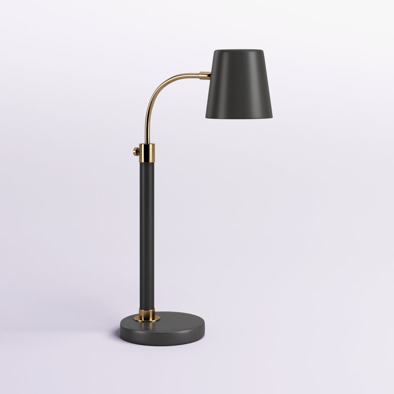 Lampe de table arquée 48 po Gianni, Noir