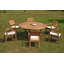 Sansome Outdoor Teak Dining Set-231907273-231907279