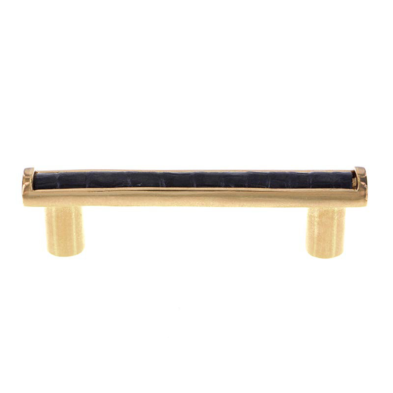 Equestre Bar / Handle Pull, Polished Gold, Black