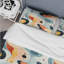 Ensemble de housse de couette géométrique en microfibre Minimalist Abstraction VI-635310894