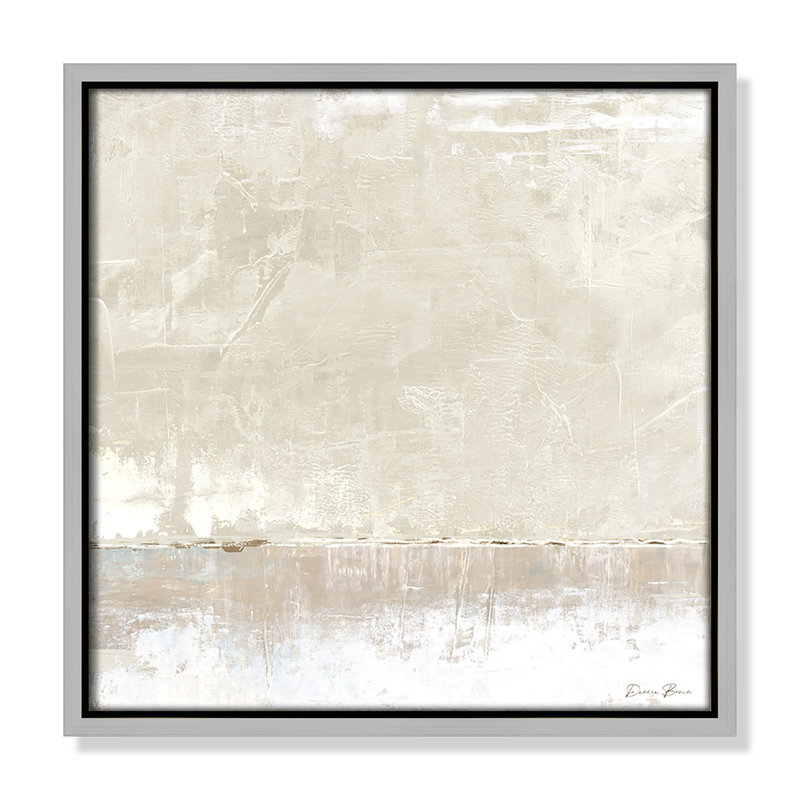Delevan Better Days - Floater Frame Print on Canvas, 13.5" H x 13.5" W, Silver