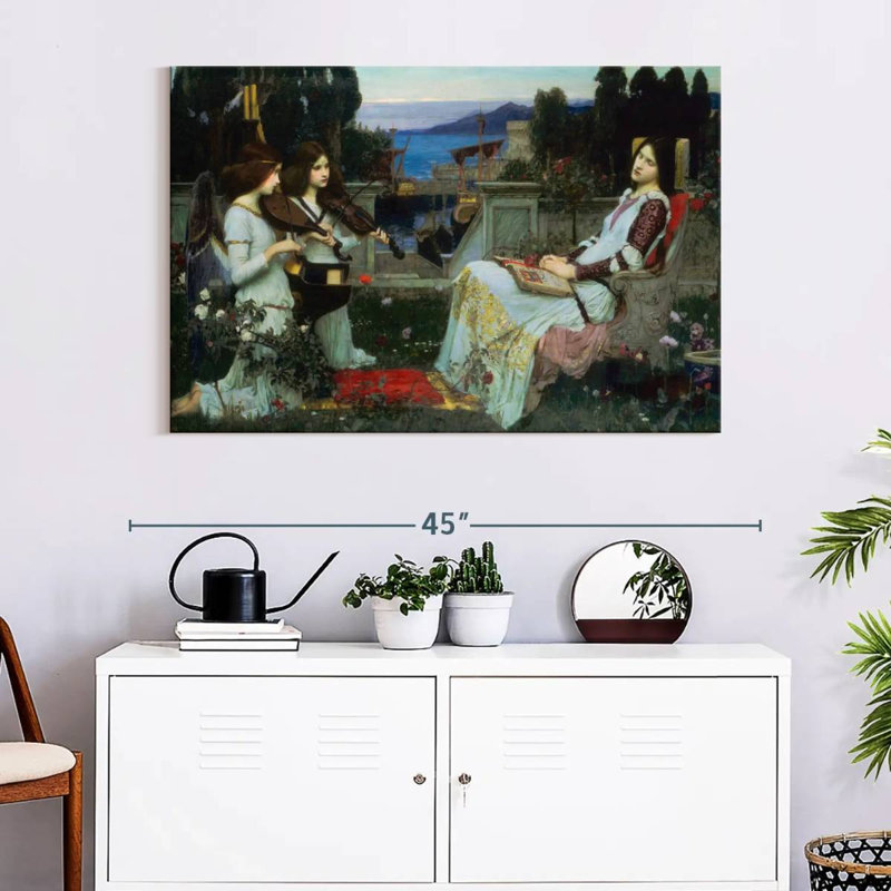 Adella Saint Cecilia, 26" H x 39" W