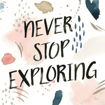 " April Showers VII Inspiration Blush " Watercolor Print