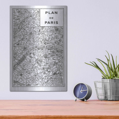 «Inverted Paris Map» par Sue Schlabach