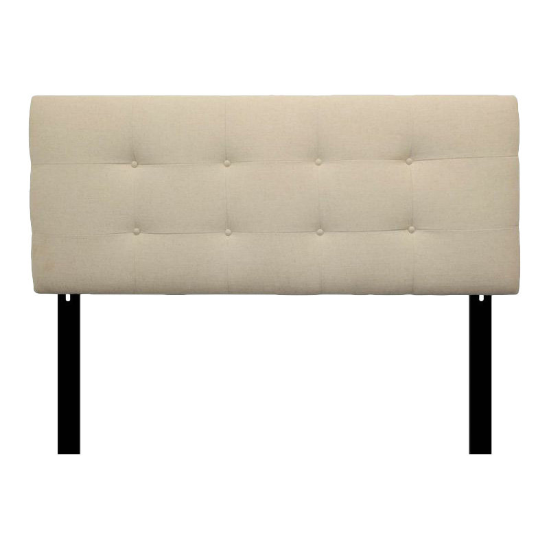 Allande Upholstered Headboard, Arcadia Natural, Eastern King