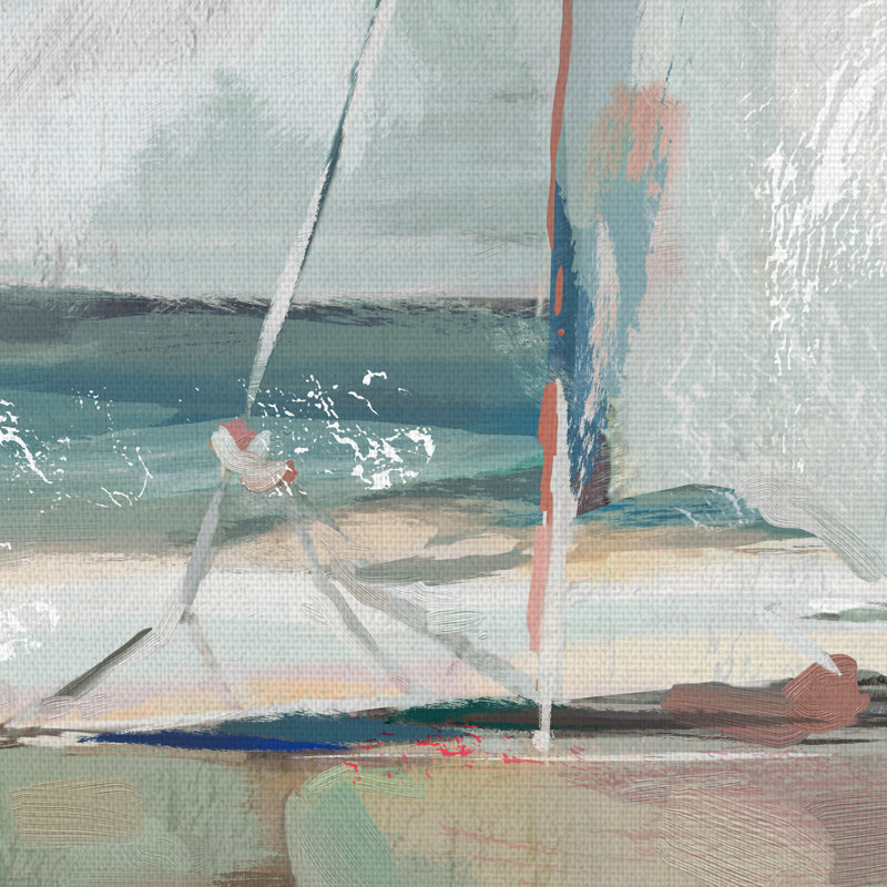 " Windblown " Painting Print, 28" H x 22" W x 1.5" D