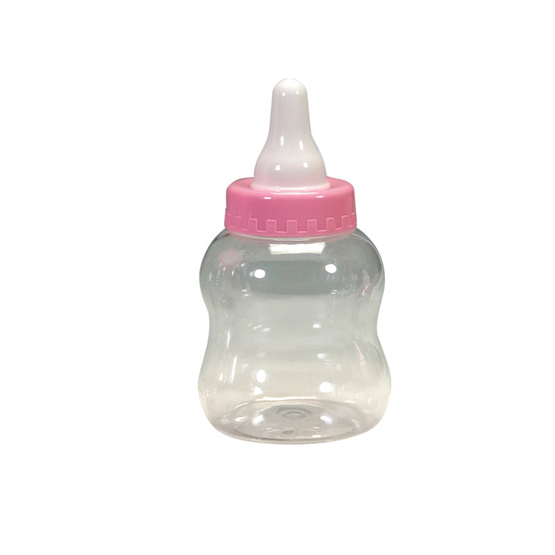 Ruthanne Decorative Bottle, Pink, 8.5" H x 4.5" W x 4.5" D