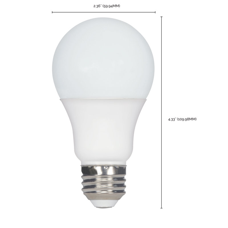 10 Watt (60 Watt Equivalent), A19 LED, Non-Dimmable Light Bulb, E26/Medium (Standard) Base, 5000K, 9.5 Watt