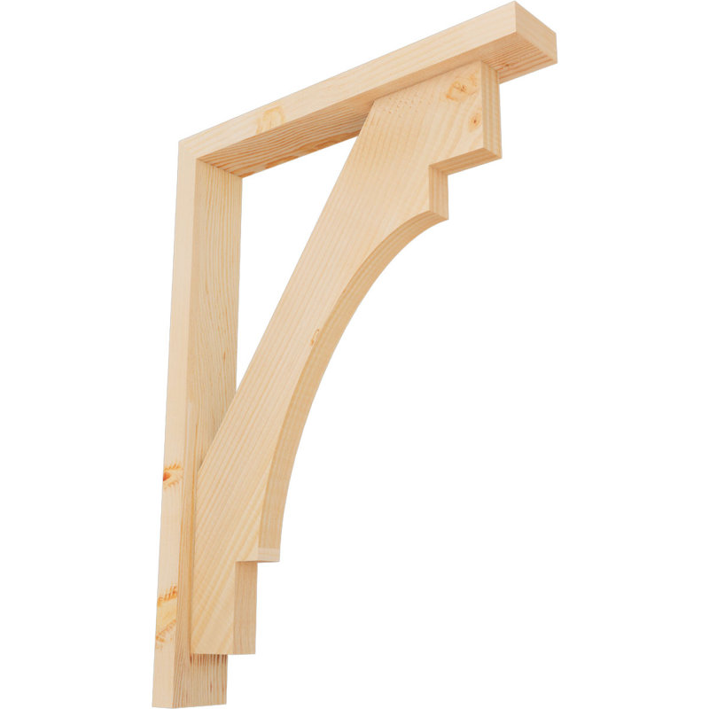 Support Merced Block avec support décalé, 30 x 22, Sapin Douglas de l 3 1/2 (lisse)