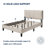 Upholstered Platform Bed with Adjustable Headboard-1563598633-1563598634-1551475404