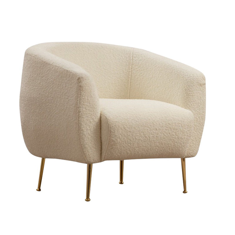 Fauteuil à oreilles en métal
