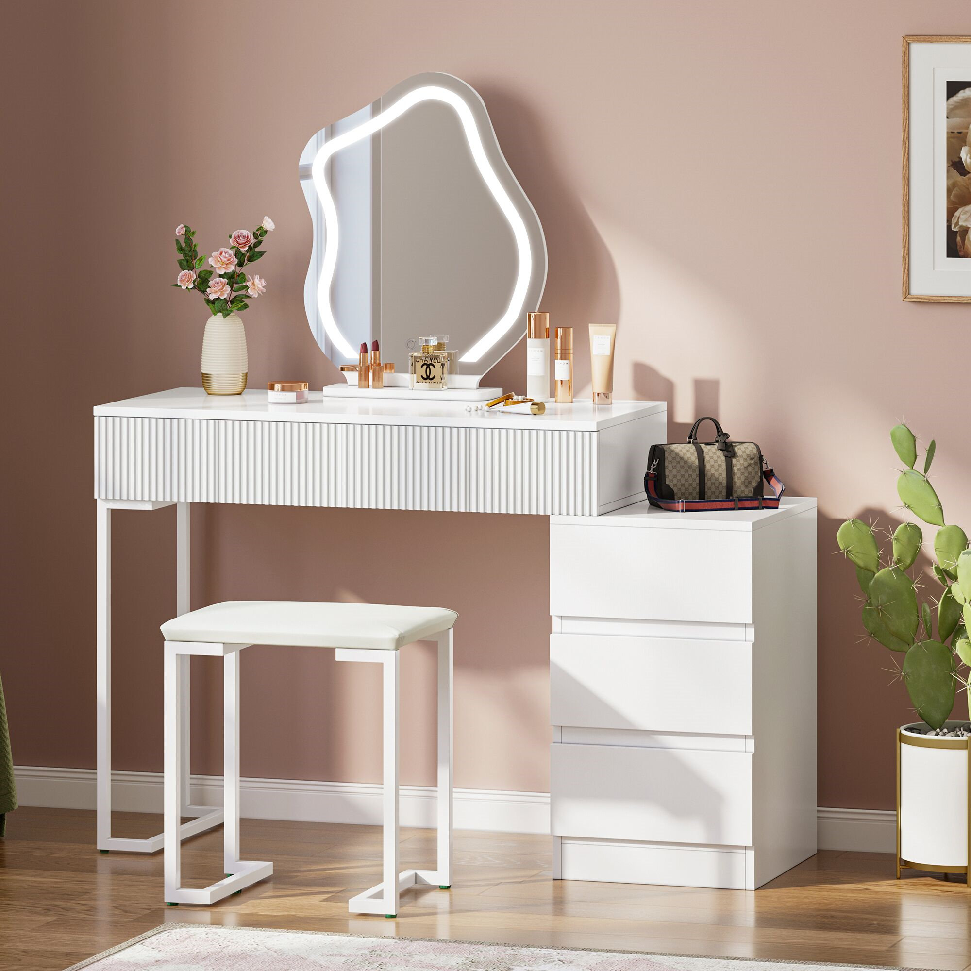 Metro Lane Brenia Dressing Table with Mirror Reviews