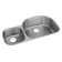 Lustertone 36.25" L x 21.125" W Double Basin Undermount Kitchen Sink Kit