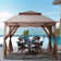 11X11ft Pop Up Instant Gazebo Tent With Mosquito Netting