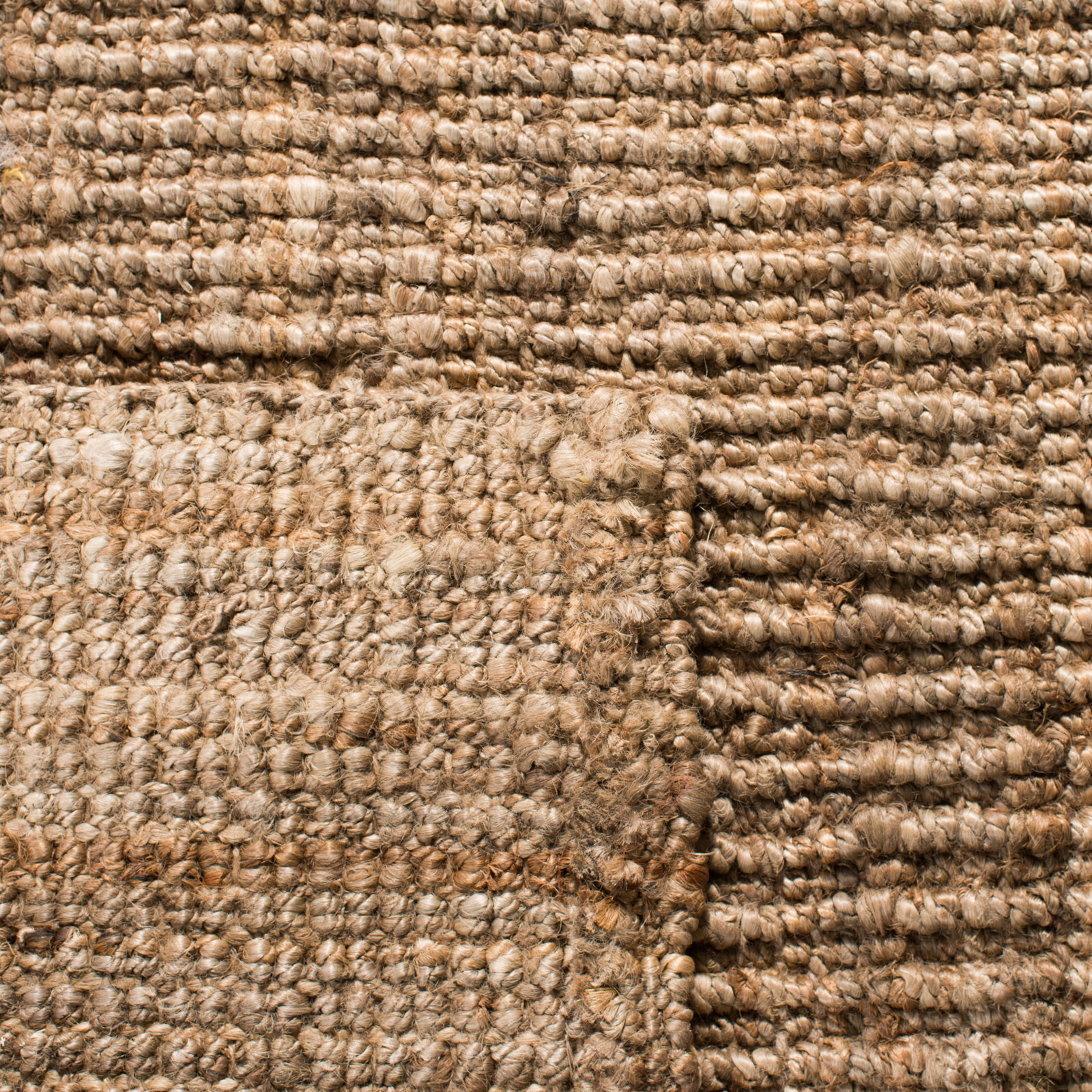 Alda Natural Gray Hand-Woven Jute Rug, Square 8'