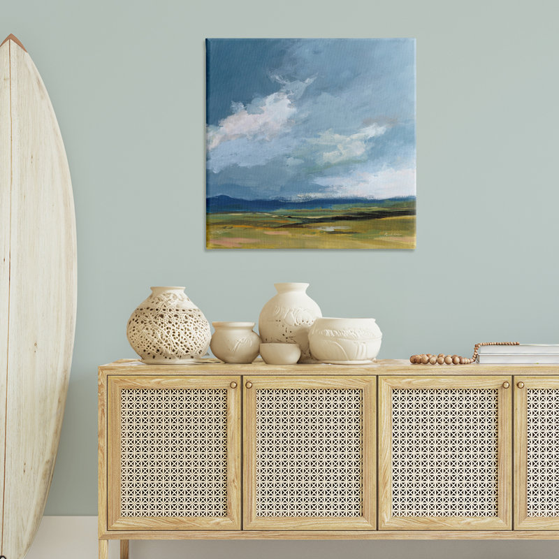 «August Storm Landscape», art mural sur toile par Pamela Munger, H 36 po x l 36 po