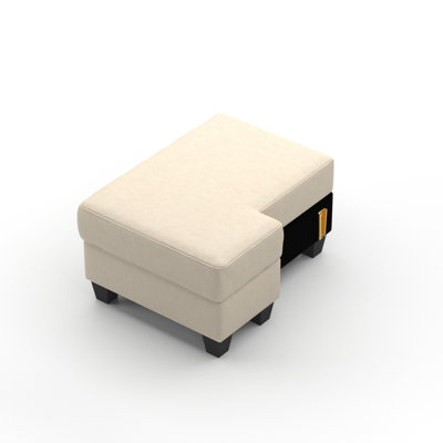 right-Footstool,Off-white
