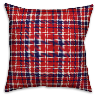 Coussin décoratif à carreaux