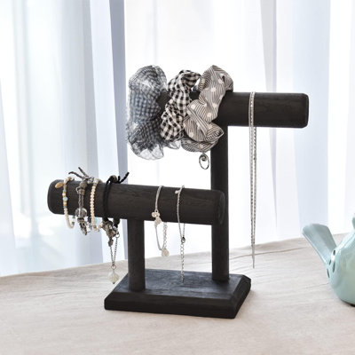 Wood Jewelry Stand