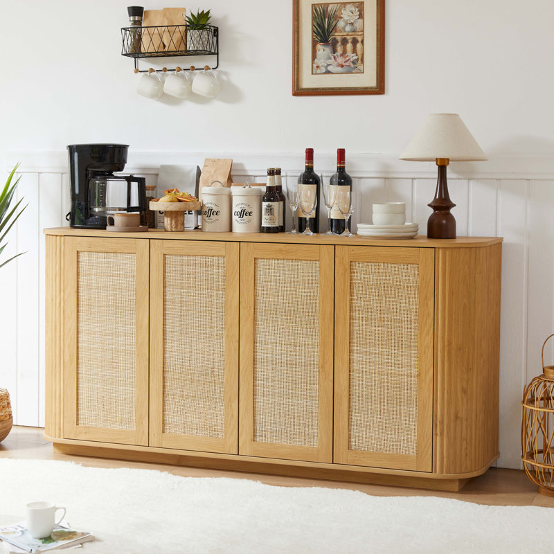 Meuble télé 64 pouces, H 31,5 po x L 64 po x l 15 po