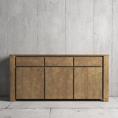 Buffet en bois massif 75 po