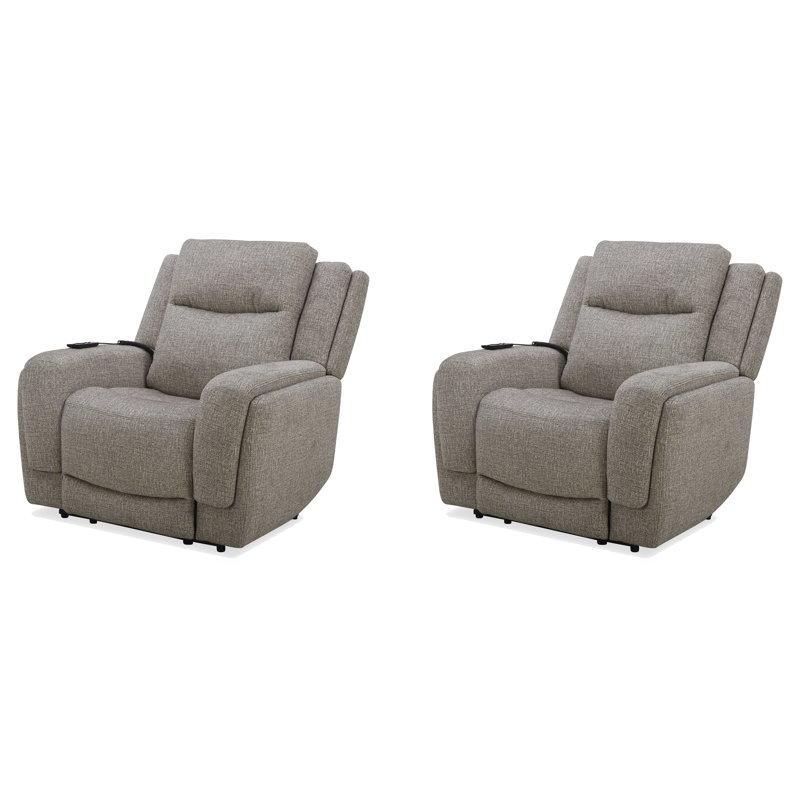 Ordonez Aarden Power Zero Gravity Recliner With Heat & Massage Two Pack