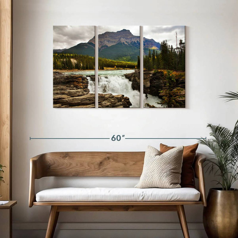 Cascades d'Alvord Sunwapta, H 28 po x l 45 po