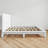 Wood Platform Bed With Wide Edge Frame, Low-Profile, Rectangular Panel Headboard, Contemporary, Bedroom-216137307-216137309