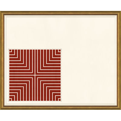 Homage to Stella - Red Framed