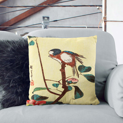 Floral Square Throw Cushion