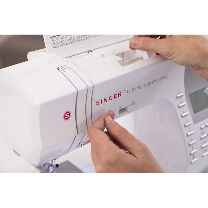 Quantum Stylist White Computerized Sewing and Quilting Machine