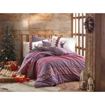 Ensemble de housse de couette 100% coton Doerun
