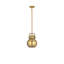 Luminaire suspendu en forme de sphère en métal 1 lumière Amrith-88157192-88157195-88292593