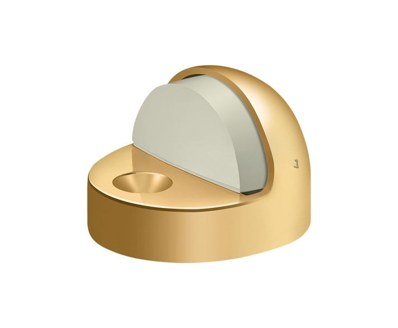 Kick Stop, PVD Polished Brass, 34.92" H x 44.45" W x 44.45" D