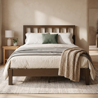 Morsly Solid Wood Platform Bed
