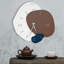 Horloge murale élégante en métal 19,7 po x 19,7 po | Fabrication 100% métal (épaisseur: 0,04 pouce) | Design moderne pour le salon et le bureau, décoration intérieure durable et élégante-1263492462