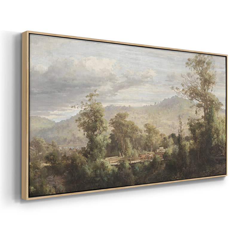 Série nautique-CCCCXIX - Toile tendue avec châssis tendue, prête à être accrochée, Naturel, H 17 po x l 33 po