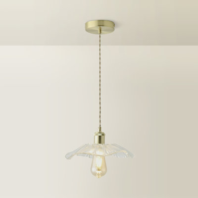 Cassia 1 - Light Plated Shaded Pendant