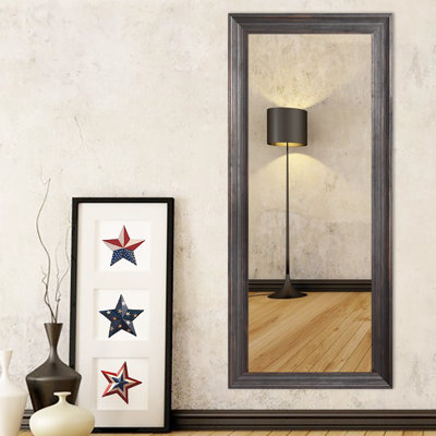 Carlea Wood Flat Mirror