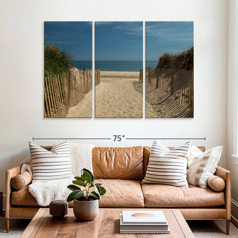 Gillard Path To Cape Cod Beach, 42" H x 65" W