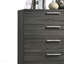 Commode à finition chêne gris