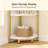 Corner shelf, corner bookshelf storage, vertical shelf-136882780