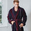 100% Cotton Mid-Calf Bathrobe with Pockets-75051955