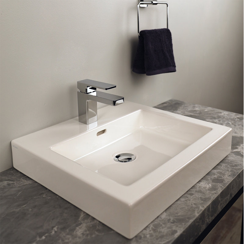 Aquaplane 18.88'' L Bathroom Sink, Single Hole