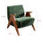 Kyajah 27.5" W Chenille Solid Wood Armchair-2054238648