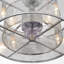 Ventilateur de plafond 20,4 "à 3 pales avec télécommande